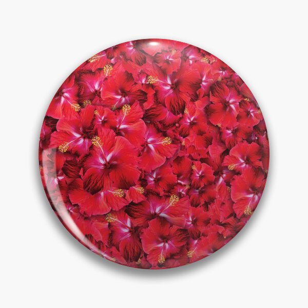 Item preview, Billowing Pattern of Red Hibiscus Flower Head Close-ups designed and sold by KbytesOfJax Outdoor and Nature.