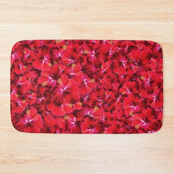 Item preview, Billowing Pattern of Red Hibiscus Flower Head Close-ups designed and sold by KbytesOfJax Outdoor and Nature.