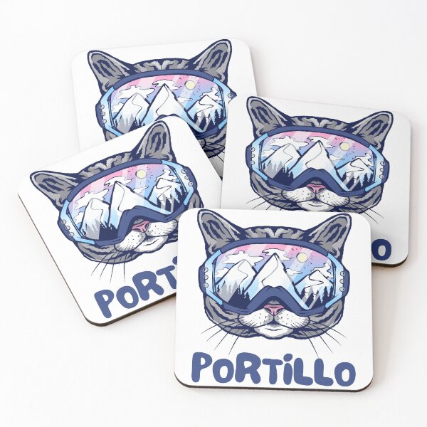 Item preview, Portillo Chile Cat Skier Snowboarder Mountain Lover designed and sold by Hoiho Adventure Shirts.