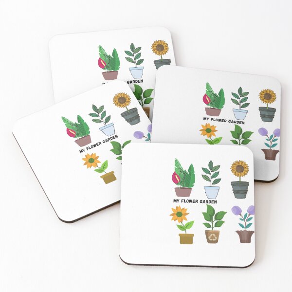 Item preview, Scrummy Vintage Botanical Potted Flowers designed and sold by Hinny8.