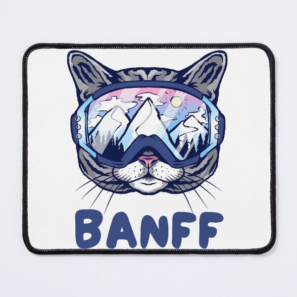 Item preview, Banff Canada Cat Skier Snowboarder Mountain Lover designed and sold by Hoiho Adventure Shirts.