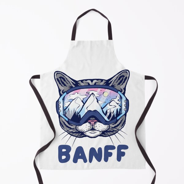 Item preview, Banff Canada Cat Skier Snowboarder Mountain Lover designed and sold by Hoiho Adventure Shirts.
