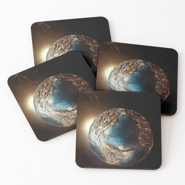 Item preview, Copy of  Steampunk Planet earth between metal and gears designed and sold by Cinzia Murgia.