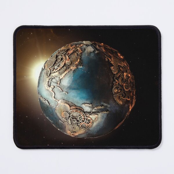 Item preview, Copy of  Steampunk Planet earth between metal and gears designed and sold by Cinzia Murgia.