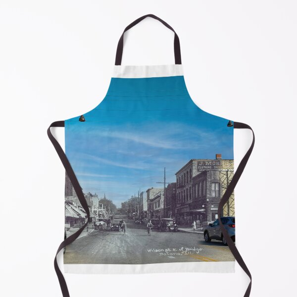Item preview, Mashup Batavia, IL - Kids biking along the Wilson Street Bridge designed and sold by Shumway Studio.