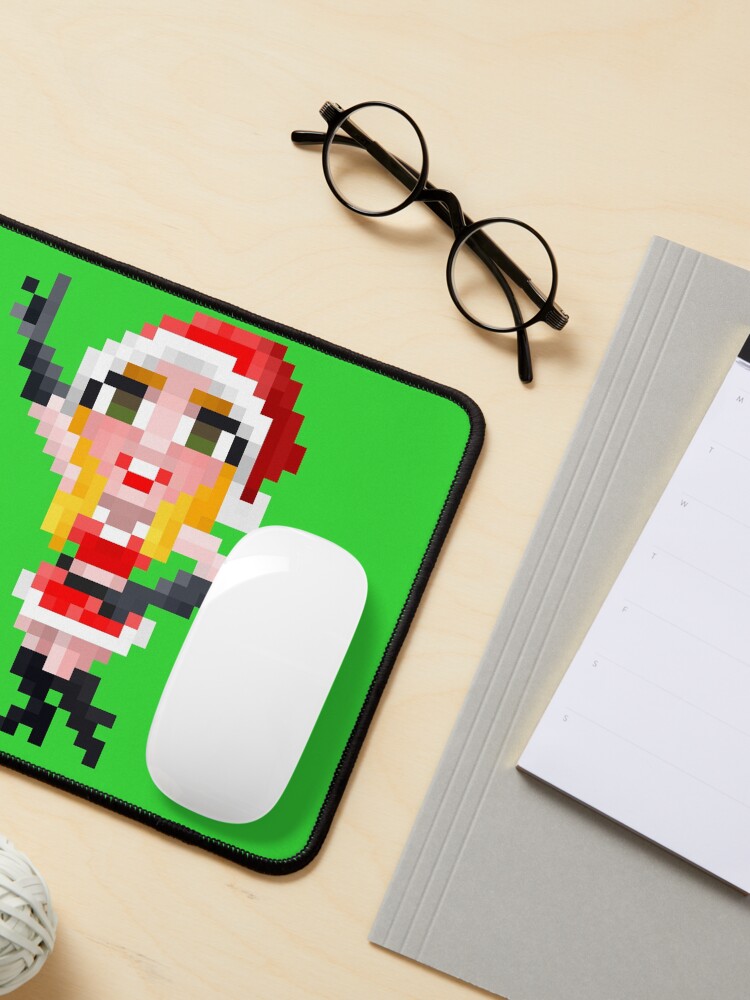 Alternate view of Winter Regina - Green Mouse Pad