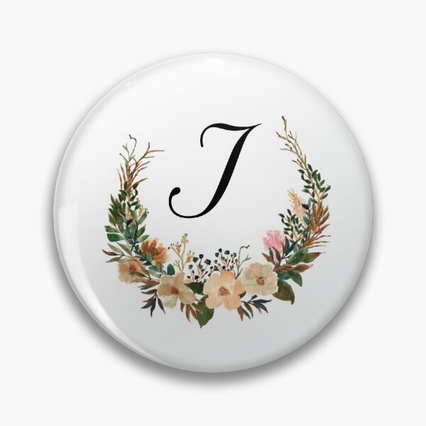Item preview, Autumn Floral Monogram | Monogram Letter I designed and sold by JustSeasons.