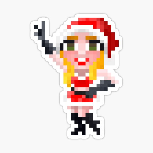 16-Bits Winter Regina - Pink Sticker