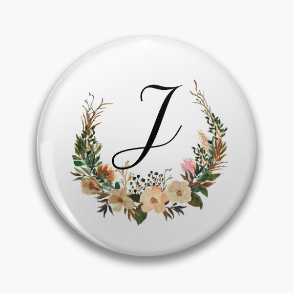 Item preview, Autumn Floral Monogram | Monogram Letter J designed and sold by JustSeasons.