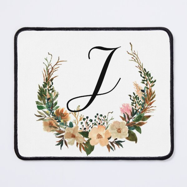 Item preview, Autumn Floral Monogram | Monogram Letter J designed and sold by JustSeasons.