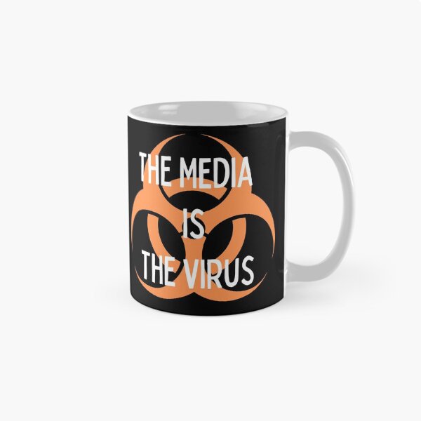 Item preview, The Media Is the Virus designed and sold by NerdGrrl.