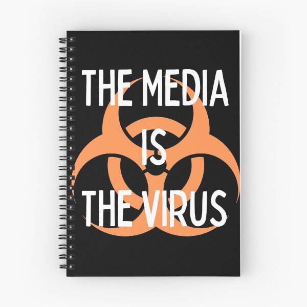 Item preview, The Media Is the Virus designed and sold by NerdGrrl.