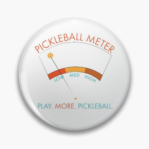 Item preview, Funny Pickleball Meter  designed and sold by whyitsme.