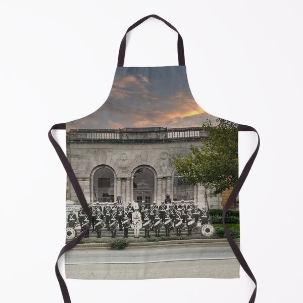 Item preview, Mashup Batavia, IL - American Legion Post 504 on the steps of the Batavia Post Office designed and sold by Shumway Studio.