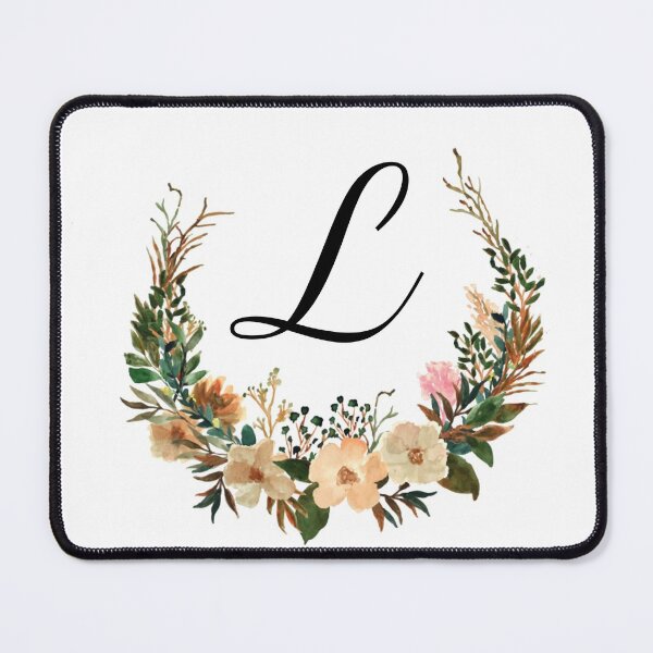 Item preview, Autumn Floral Monogram | Monogram Letter L designed and sold by JustSeasons.