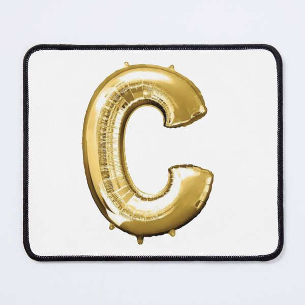 Item preview, Gold Foil Mylar Balloon Letter C designed and sold by ArcherAshleyArt.