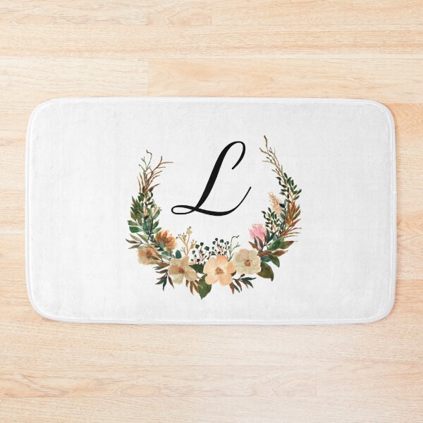 Item preview, Autumn Floral Monogram | Monogram Letter L designed and sold by JustSeasons.