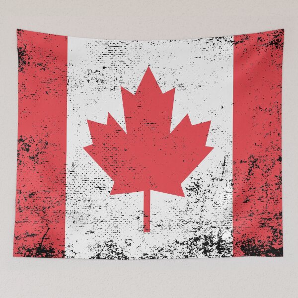 Item preview, Canada Flag Brush design  designed and sold by AEGMEDIA.