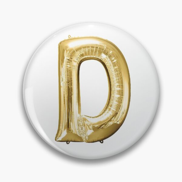 Item preview, Gold Foil Mylar Balloon Letter D designed and sold by ArcherAshleyArt.
