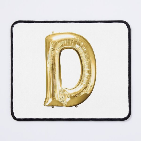 Item preview, Gold Foil Mylar Balloon Letter D designed and sold by ArcherAshleyArt.