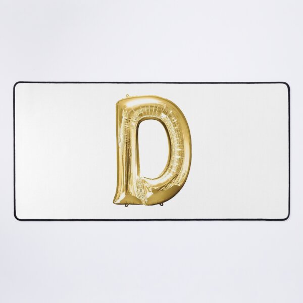Item preview, Gold Foil Mylar Balloon Letter D designed and sold by ArcherAshleyArt.