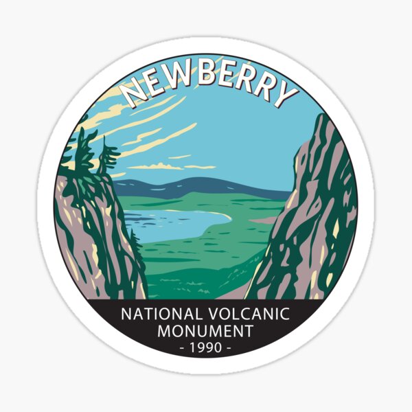Item preview, Newberry National Volcanic Monument Oregon Circle designed and sold by KrisSidDesigns.