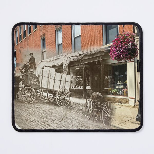 Item preview, Mashup Batavia, IL - Horse and buggy on Wilson Street designed and sold by Shumway  Studio.