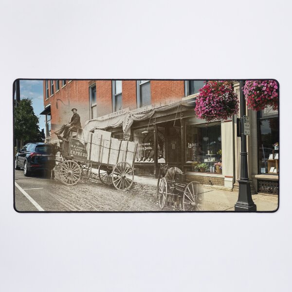 Item preview, Mashup Batavia, IL - Horse and buggy on Wilson Street designed and sold by Shumway  Studio.