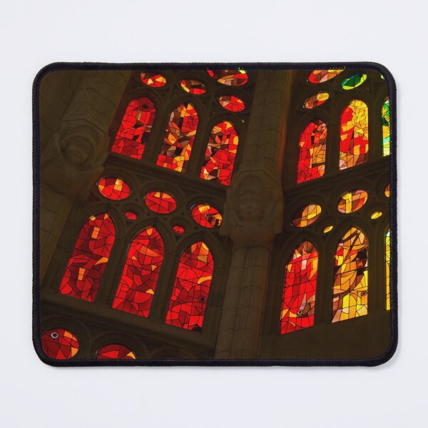 Item preview, Glorious Reds and Yellows - Sagrada Familia Stained Glass Windows designed and sold by Georgia Mizuleva.