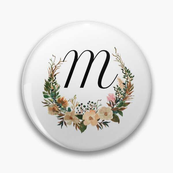 Item preview, Autumn Floral Monogram | Monogram Letter M designed and sold by JustSeasons.