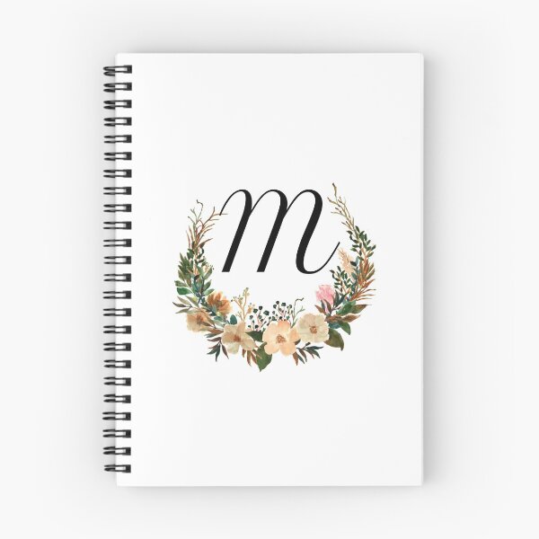 Item preview, Autumn Floral Monogram | Monogram Letter M designed and sold by JustSeasons.