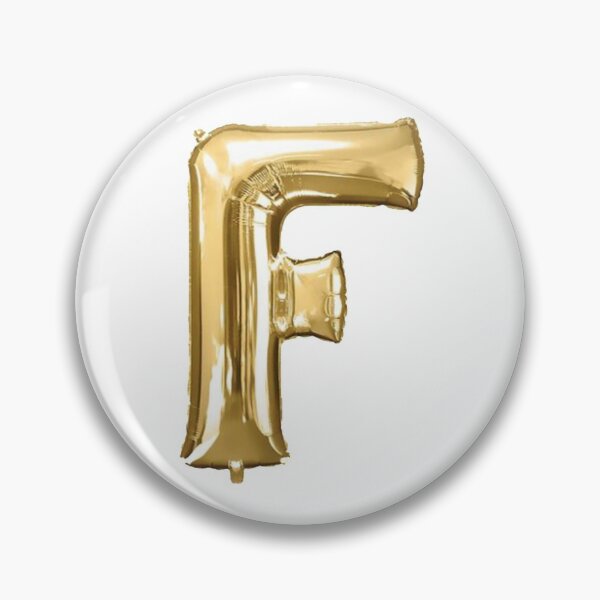 Item preview, Gold Foil Mylar Balloon Letter F designed and sold by ArcherAshleyArt.