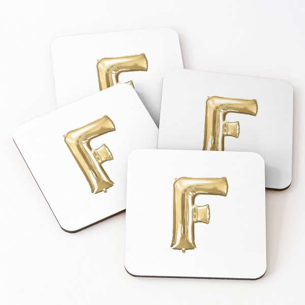 Item preview, Gold Foil Mylar Balloon Letter F designed and sold by ArcherAshleyArt.