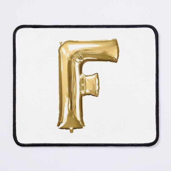 Item preview, Gold Foil Mylar Balloon Letter F designed and sold by ArcherAshleyArt.