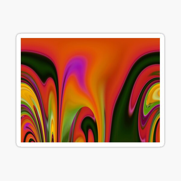 Colour Splash by Adelaide Artist Avril Thomas Sticker