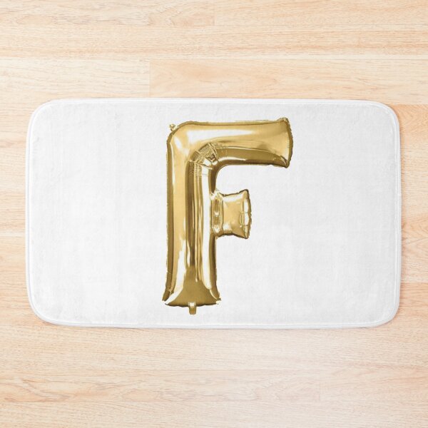 Item preview, Gold Foil Mylar Balloon Letter F designed and sold by ArcherAshleyArt.