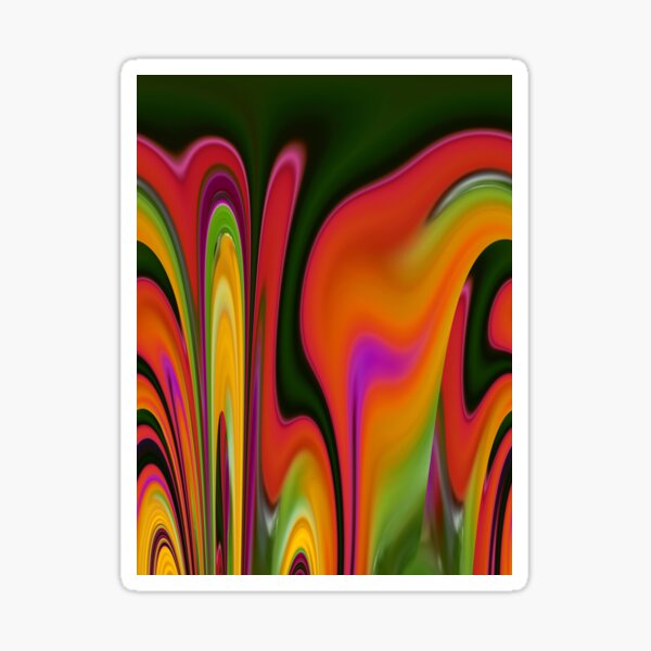 Colour Splash 3 by Avril Thomas - Adelaide Artist Sticker