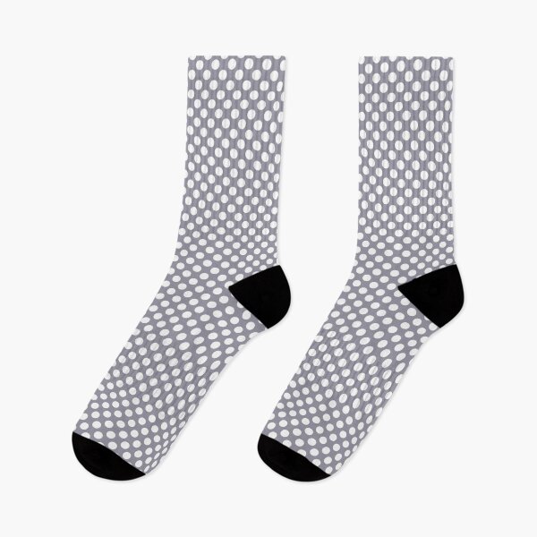 Artikelvorschau, Lila, grau und weiß Polka Dots entworfen und verkauft von SaraValor.