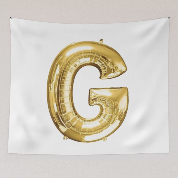 Item preview, Gold Foil Mylar Balloon Letter G designed and sold by ArcherAshleyArt.