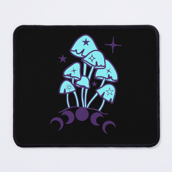 Item preview, Psychedelic Blue Goblincore Aesthetic Dark Academia Cottagecore Mushroom designed and sold by Vegginitup.