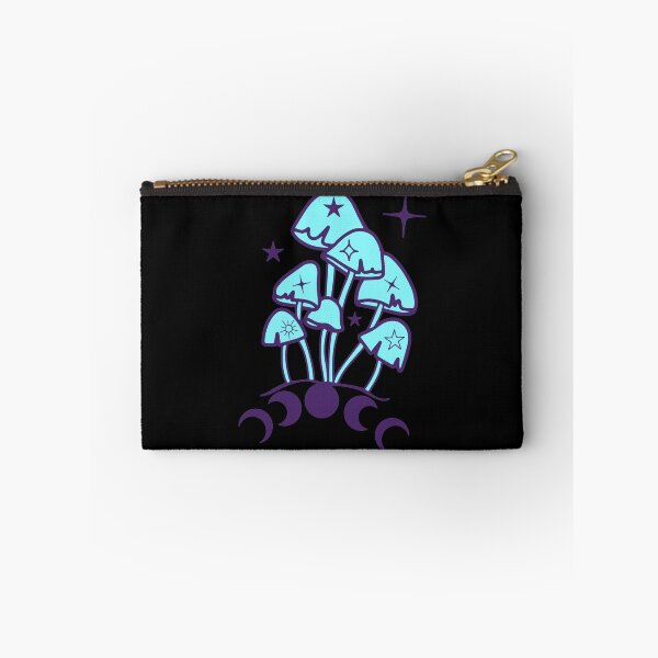 Item preview, Psychedelic Blue Goblincore Aesthetic Dark Academia Cottagecore Mushroom designed and sold by Vegginitup.