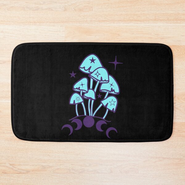 Item preview, Psychedelic Blue Goblincore Aesthetic Dark Academia Cottagecore Mushroom designed and sold by Vegginitup.