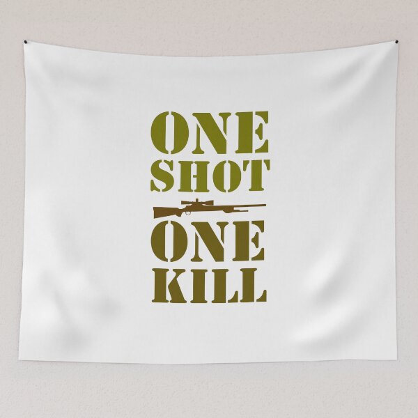 Item preview, ONE SHOT ONE KILL SNIPER - SNIPER LIFE - WAR  designed and sold by Tropical Blood.