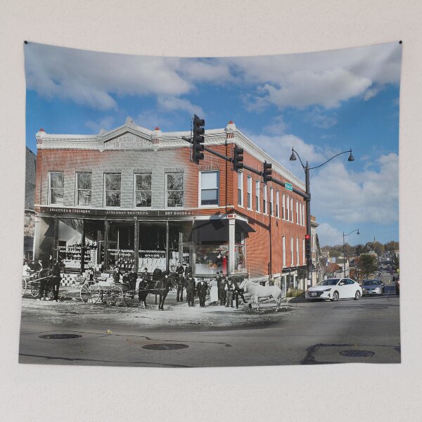 Item preview, Mashup Batavia, IL - Anderson Brothers building - Corner of Wilson Street and Batavia Avenue (Route 31) designed and sold by Shumway  Studio.
