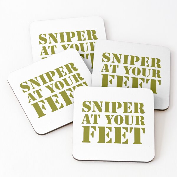 Item preview, SNIPER AT YOUR FEET - SNIPER LIFE - DANGER - WAR  designed and sold by Tropical Blood.