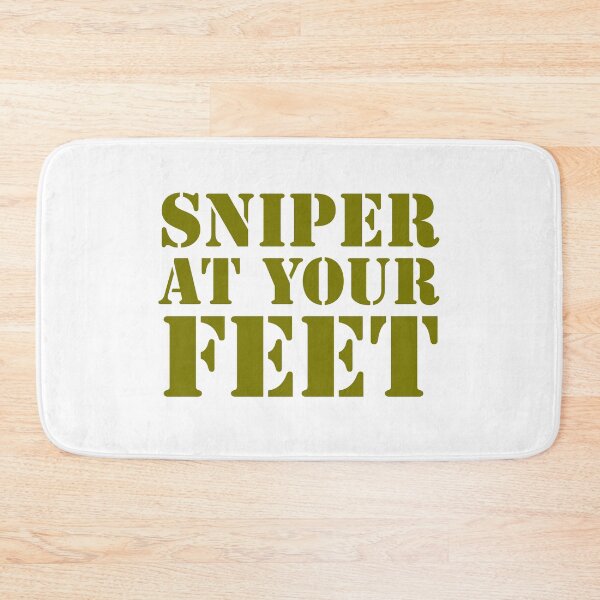 Item preview, SNIPER AT YOUR FEET - SNIPER LIFE - DANGER - WAR  designed and sold by Tropical Blood.