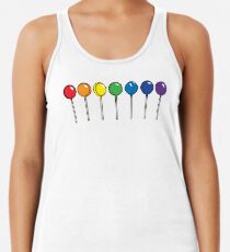 Camiseta con espalda nadadora De qué color es tu piruleta / lechón / dulce