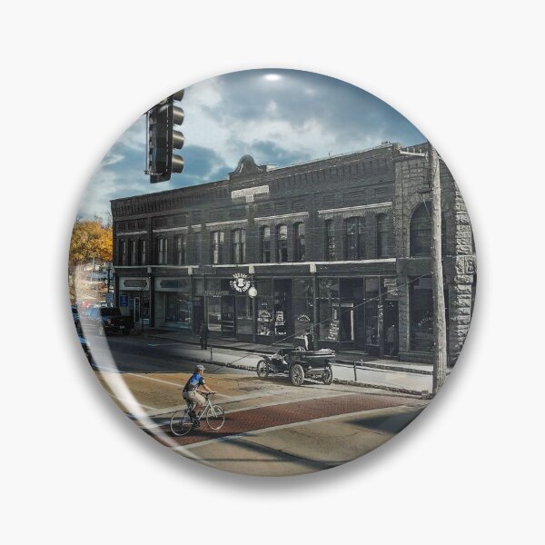 Item preview, Mashup Batavia, IL - Wilson Street & Island Avenue - Birds Eye View designed and sold by Shumway  Studio.