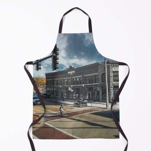 Item preview, Mashup Batavia, IL - Wilson Street & Island Avenue - Birds Eye View designed and sold by Shumway Studio.