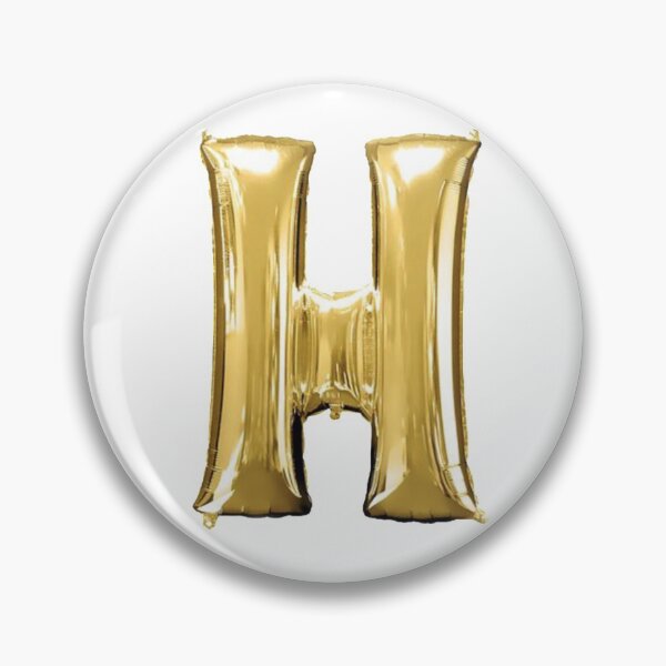 Item preview, Gold Foil Mylar Balloon Letter H designed and sold by ArcherAshleyArt.